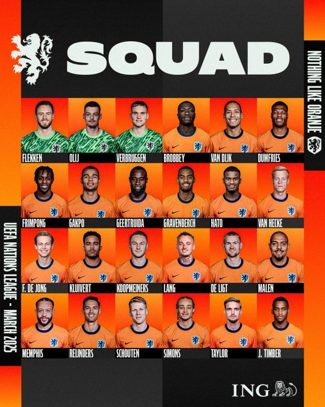 1741959871704050887.jpg 荷兰队大名单:范戴克领衔,德容在列,德佩回归