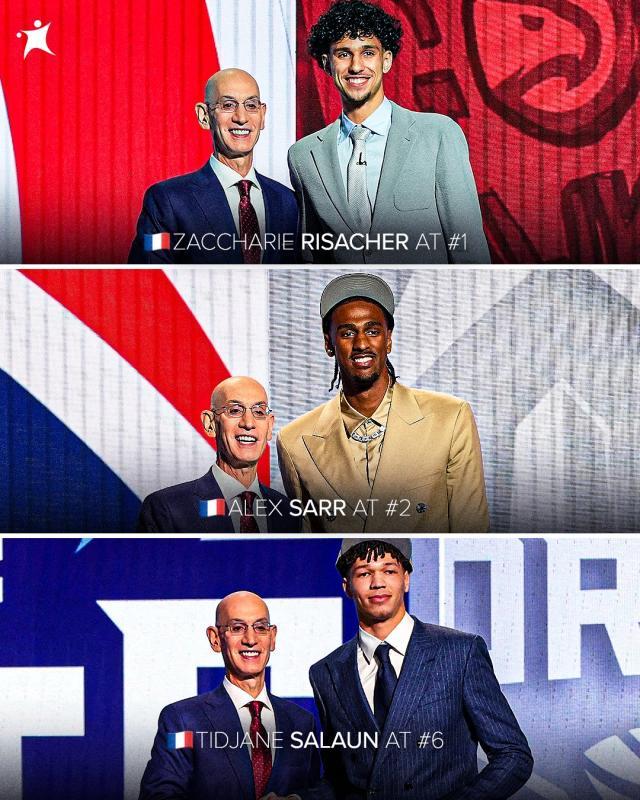 1719474738302017150.jpg 开云体育下载-包揽状元榜眼 前6顺位占据3席!NBA选秀变法国之夜