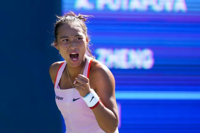 1662087449726027980.jpg 开云-郑钦文袁悦携手晋级 中国金花四人进入美网32强